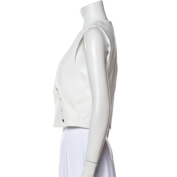 TIBI Crew Neck Sleeveless Crop Top Size: M - Picture 5 of 6